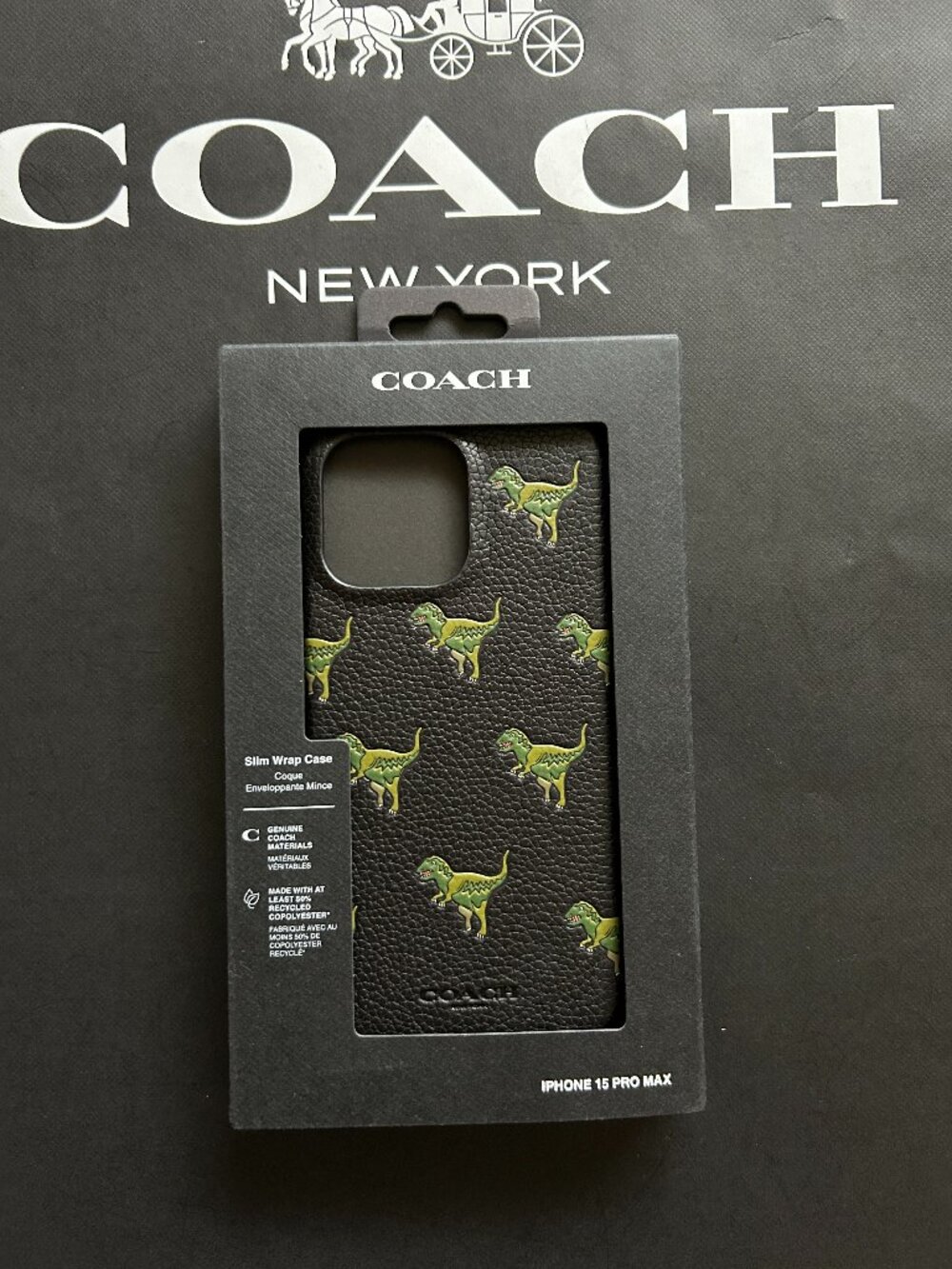 Coach Iphone 15 Pro Max Rexy Case NWT